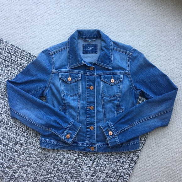 Ann Taylor LOFT - Stretchy Denim Jacket - Picture 2 of 10